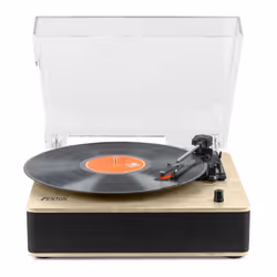 Fenton RP161LW Tourne-disque entraîné par courroie Noir, Bois Automatique