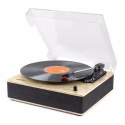 Fenton RP161LW Tourne-disque entraîné par courroie Noir, Bois Automatique
