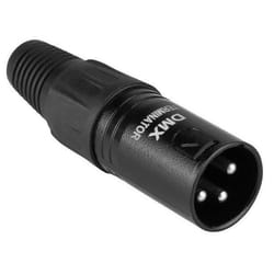 Connecteur XLR - PD Connex - CX107 - Bouchon 120 Ohms - Noir - Anti-retour DMX