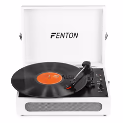 Fenton RP118F Tourne-disque entraîné par courroie Blanc Manuel