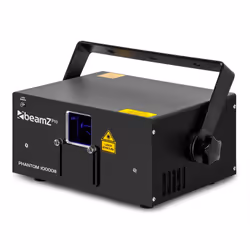BeamZ Phantom 10000B, Projecteur laser discothèque, Noir, LED, LED, Bleu, Vert, Rouge, 638 nm