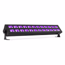 BeamZ BUV2123, Stroboscope discothèque, Noir, LED, 24 lampe(s), 3 W, Ultraviolet (UV)