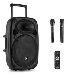 Vonyx Verve46 Système d'adresse publique de roulette 1000 W Noir