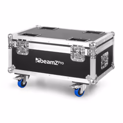 BeamZ FL200 étui pour projecteur Aluminium, mousse Noir, Argent