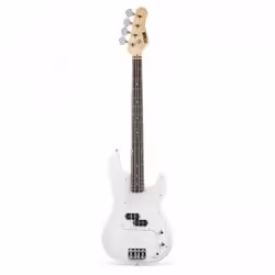 Max GigKitWh Guitare basse électrique Blanc 4 cordes 6,75 kg