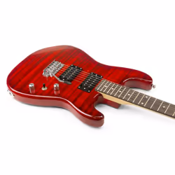 Max GigKitQDR Guitare électrique Classique 6 cordes Rouge - Vue supplémentaire 5