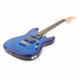MAX Music Max GigKitQDB Guitare électrique Classique 6 cordes Bleu - Vue supplémentaire 4
