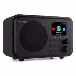 Radio Internet Wifi Bluetooth sur Batterie - AUDIZIO - Vicenza - DAB+/FM - 32000 Stations Internet - Noir