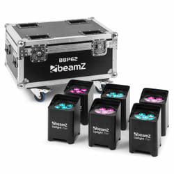 BeamZ BBP62 Adapté à une utilisation à l'intérieur Disco par light Noir