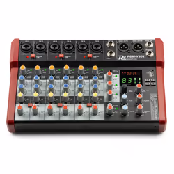 Power Dynamics PDM-Y801 8 canaux 20 - 20000 Hz Noir, Rouge