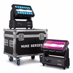BeamZ Pro FLCNK02 étui pour équipements Mallette de transport Noir, Argent