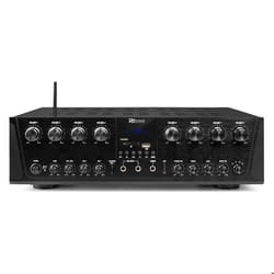 Power Dynamics PV280BT Amplificateur Audio Bluetooth 8 Zones - 16x 50W Lecteur MP3 USB/SD Radio FM
