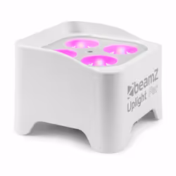 BeamZ BBP90W, Disco par light, Blanc, IP20, Sans fil, 4 lampe(s), 4 W