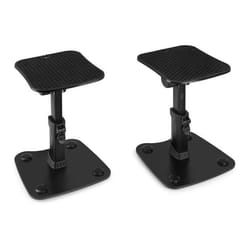 Vonyx SMS30 Supports Enceintes de Monitoring - Hauteur Réglable 23-295 cm Enceinte 8 Support Antidérapant