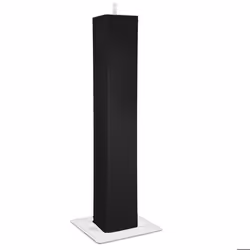 Vonyx DJP170 Totem DJ avec Base Pliable pour Jeux de Lumière Maximum 30 kg - Lycra Noir et Blanc Inclus