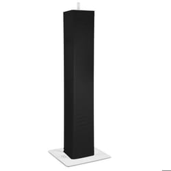 Vonyx DJP170 Totem DJ avec Base Pliable pour Jeux de Lumière Maximum 30 kg - Lycra Noir et Blanc Inclus