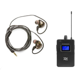 Récepteur BodyPack - POWER DYNAMICS - PD810R - UHF - Écouteurs Intra-auriculaires - Professionnels