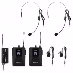 Vonyx WM552B, Microphone de scène/direct, 95 dB, 40 - 80000 Hz, 0,5%, 300 mV/Pa, 90 dB