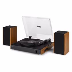 Audizio RP335 Tourne-disque entraîné par courroie Noir, Marron Automatique - Vue supplémentaire 4