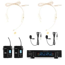 Power Dynamics PD220B Noir Microphone set
