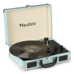 Audizio RP114BL Tourne-disque entraîné par courroie Bleu