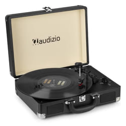Audizio RP114BK Tourne-disque entraîné par courroie Noir