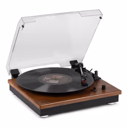 Audizio RP112L Tourne-disque entraîné par courroie Noir, Châtain clair - Vue supplémentaire 5