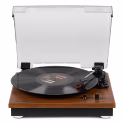 Audizio RP112L Tourne-disque entraîné par courroie Noir, Châtain clair - Vue supplémentaire 6