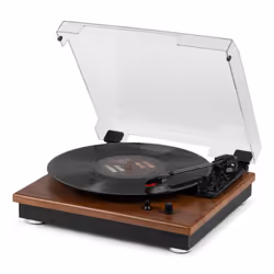 Audizio RP112L Tourne-disque entraîné par courroie Noir, Châtain clair - Vue supplémentaire 7