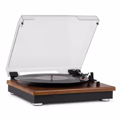 Audizio RP112L Tourne-disque entraîné par courroie Noir, Châtain clair - Vue supplémentaire 8