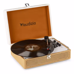 Audizio RP119G, Tourne-disque entraîné par courroie, Automatique, Bronze, Marron, 33 1/3,45,78 tr/min, Cartouche stéréo en cé ...