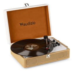 Audizio RP119G Tourne-disque entraîné par courroie Bronze, Marron Automatique