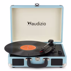 Audizio RP116BL Tourne-disque entraîné par courroie Bleu