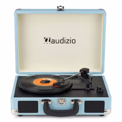 Audizio RP116BL Tourne-disque entraîné par courroie Bleu