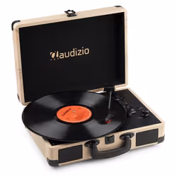 Platine Vinyle - AUDIZIO - RP116LW - Bluetooth IN & OUT - Haut-Parleurs Intégrés - Vintage