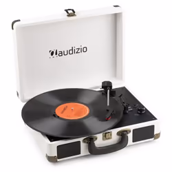 Platine Vinyle - AUDIZIO - RP116CR - Bluetooth IN & OUT - Haut-Parleurs Intégrés - Vintage Crème