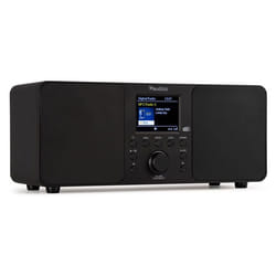 Audizio Genua Radio DAB+ Bluetooth 5.0 - Noire Écran Couleur 28 Deux Haut-Parleurs Sortie Casque Port USB Télécommande