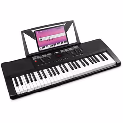Max Rhapsody54 Piano Électronique 54 Touches Synthétiseur Débutant Deux Modes dApprentissage Avec Porte-partitions