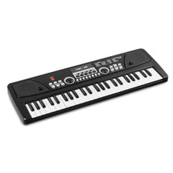 Max KD49 Piano Électronique 49 Touches - Noir Synthétiseur Enfant Deux Haut-parleurs Intégrés Batterie Rechargeable USB-C