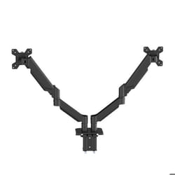 Audizio CMA20G – Support Double Écran Ordinateur 17-32 pouces – Réglable en Hauteur Inclinable Ressort à Gaz