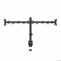 Audizio CMA20 – Support Double Écran Ordinateur 13-32 pouces – Réglable en Hauteur Inclinable VESA 75/100