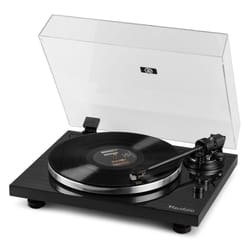 Audizio Toledo Tourne-disque entraîné par courroie Noir Semi-automatique