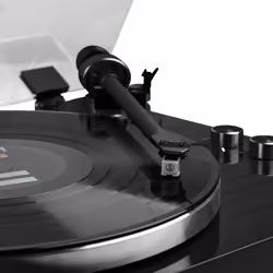 Audizio Toledo Tourne-disque entraîné par courroie Noir Semi-automatique