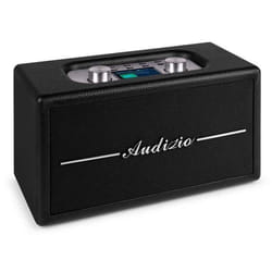 Audizio Tune60 Radio Rétro DAB/DAB+ et FM avec Bluetooth - Noire Écran LCD Alimentation Secteur ou Piles