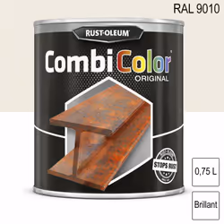 Peinture fer CombiColor Original 750ml RUST-OLEUM • Primaire et couche de finition tout-en-un • Pour une application sur la r ...