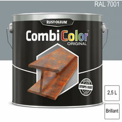 Rust-oleum - Peinture fer CombiColor Original ral 7001 Gris argent brillant 2,5L