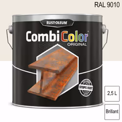 Peinture fer CombiColor Original 2,5L RUST-OLEUM • Primaire et couche de finition tout-en-un • Pour une application sur la ro ...
