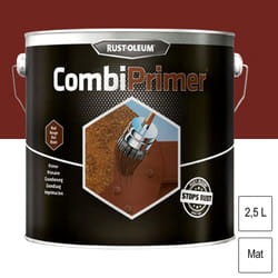Rust-oleum - Primaire antirouille Combiprimer Rouge brun mat 2,5L