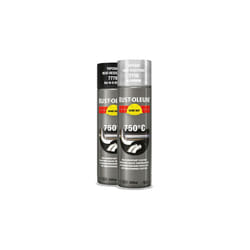 Peinture finitions Hard Hat® aluminium haute température 750° 500ml - RUST-OLEUM - 7715