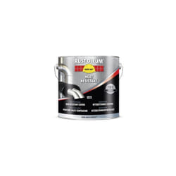 Peinture hard hat haute température 750°C - aluminium - 2.5 l Rust-oleum
